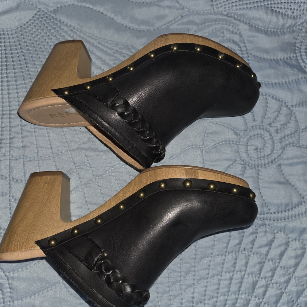 Report Black Women's Mules Clogs Size 8 *READ* - Picture 3 of 4